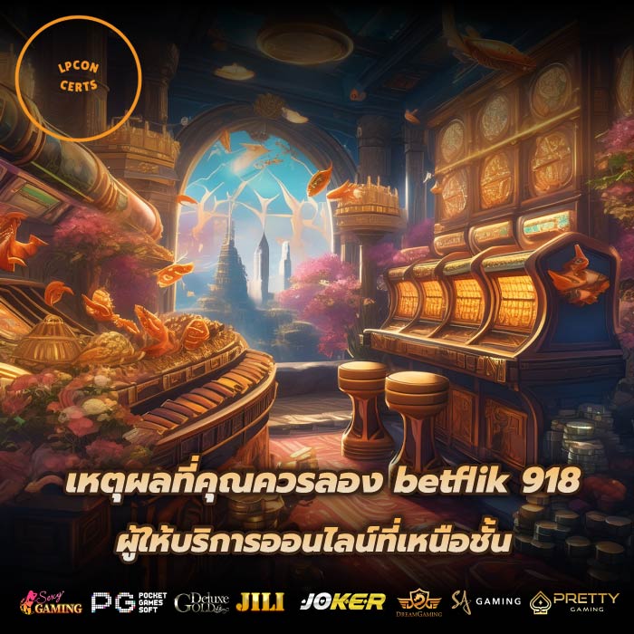 เหตุผลที่คุณควรลอง betflik 918 ผู้ให้บริการออนไลน์ที่เหนือชั้น